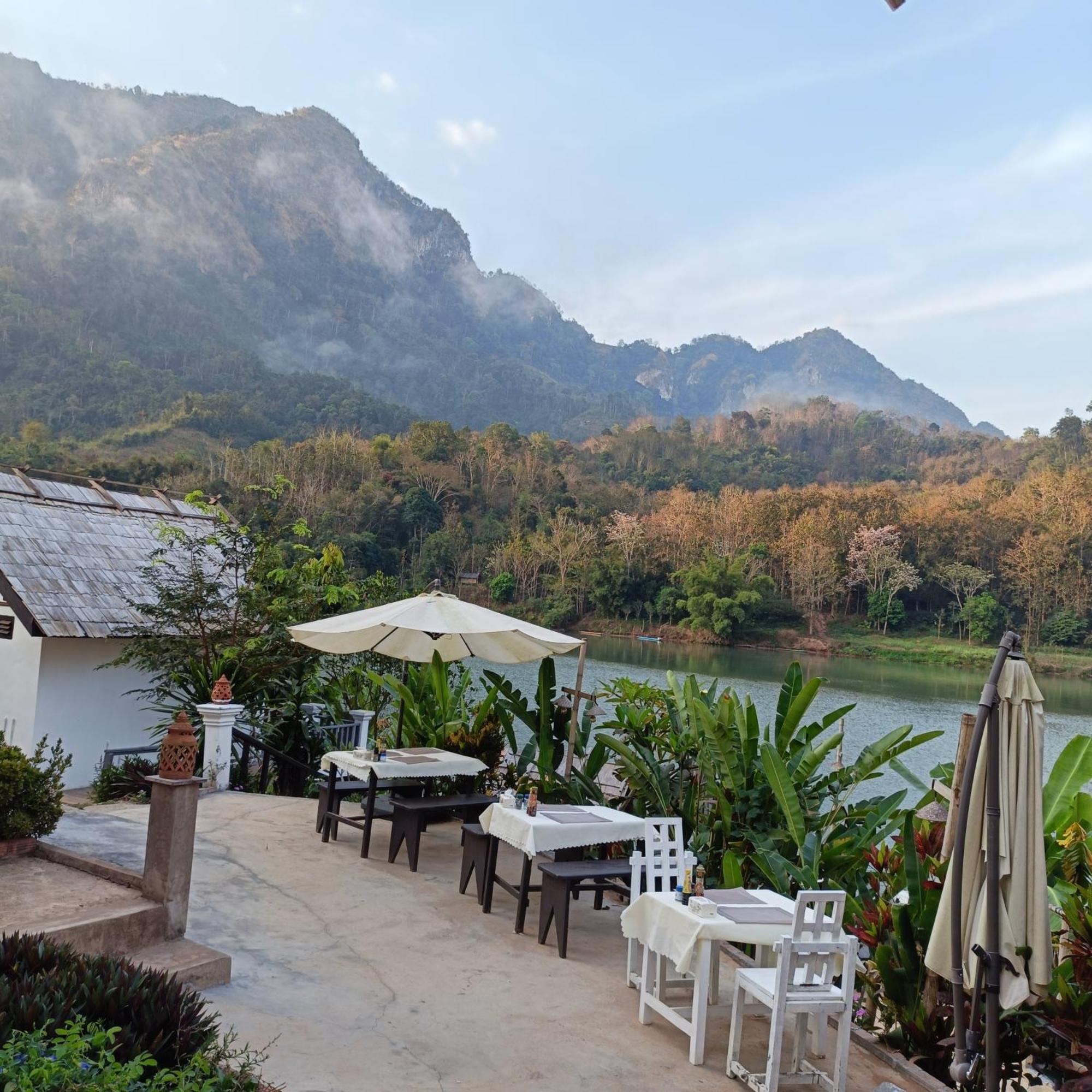 Nam Ou View Villa Nong Khiaw Bagian luar foto