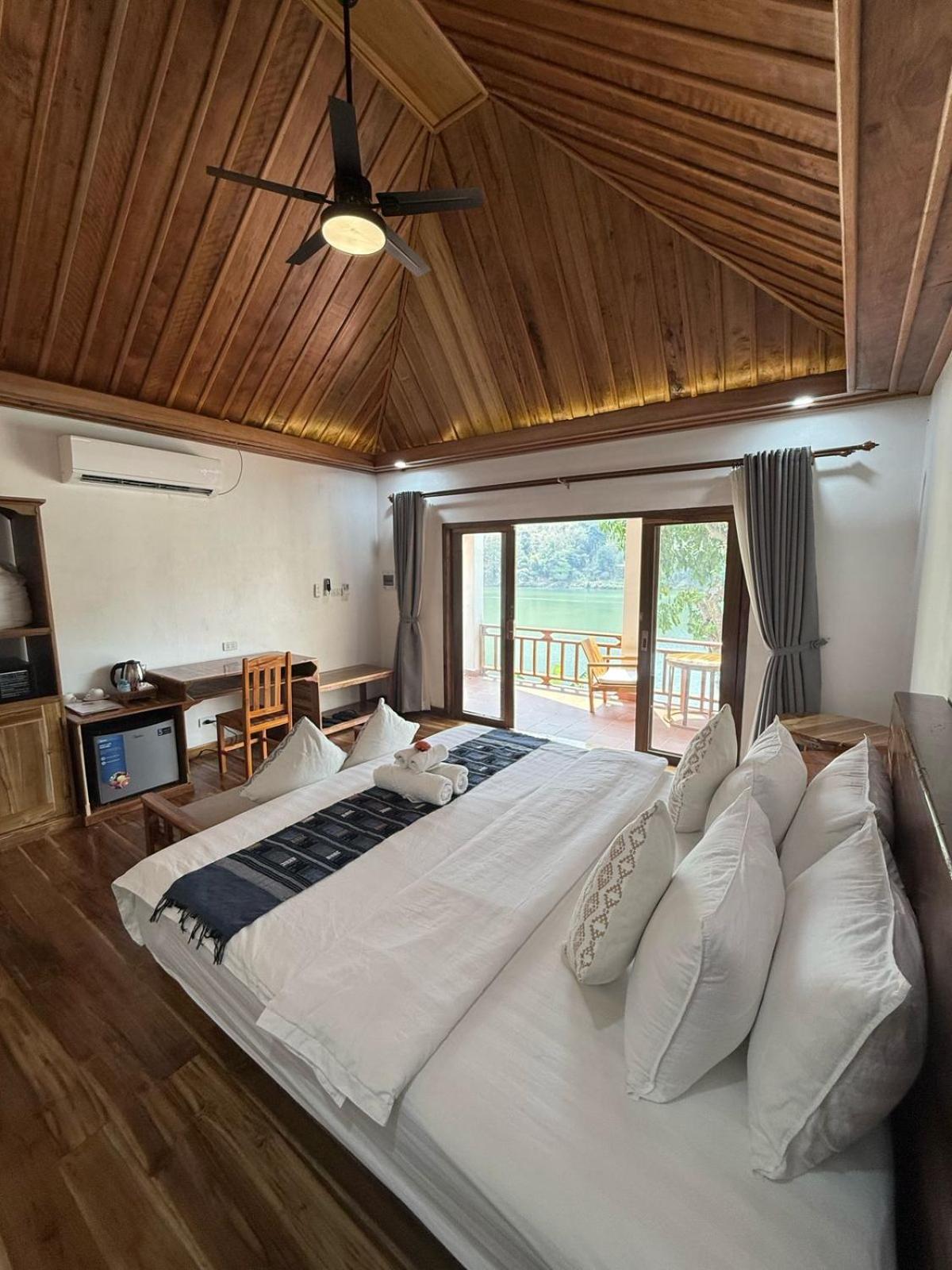 Nam Ou View Villa Nong Khiaw Bagian luar foto