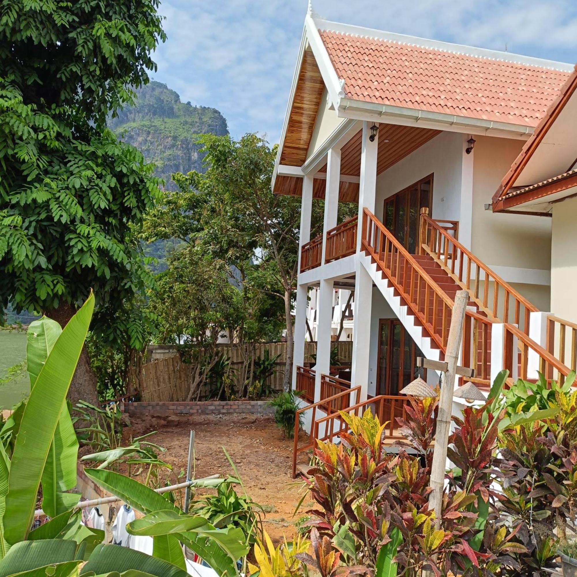 Nam Ou View Villa Nong Khiaw Bagian luar foto